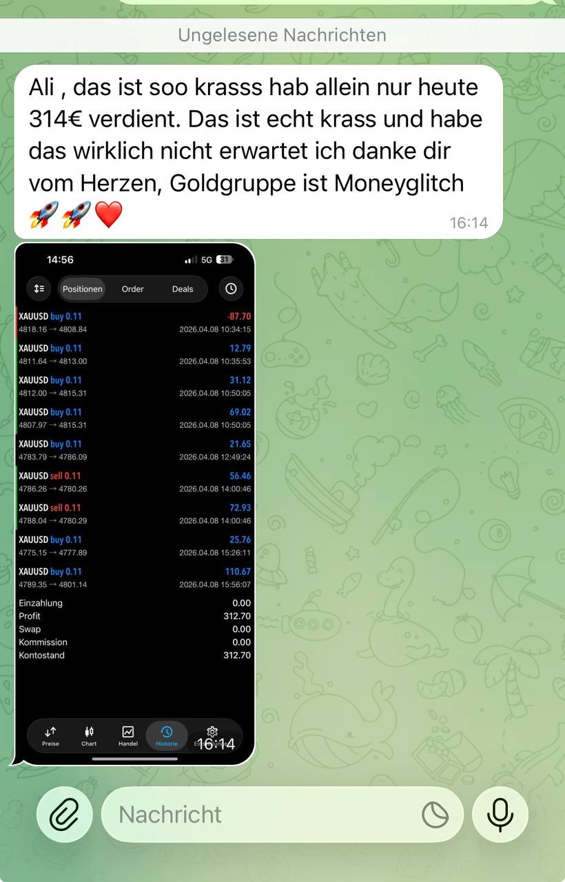 314€ Profit an einem Tag